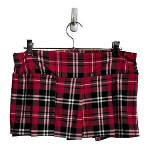 Body Rage Pink Plaid Skirt size Medium/Large